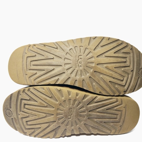 Ugg Eva Brown Suede and Shearling Button Up Boots Womens size 8 - Picture 9 of 15